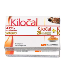 Kilocal 20 Compresse + 20 Compresse per il controllo del peso