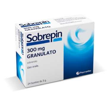 SOBREPIN Granulato Mucolitico Tosse Grassa 24 Bustine 300 mg