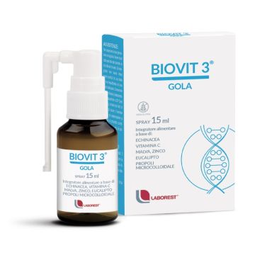 Biovit 3 Gola integratore alimentare spray orale 15 ml