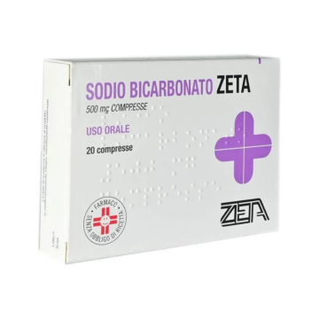 SODIO BICARBONATO (ZETA)*20 cpr 500 mg