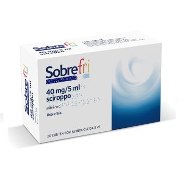 SOBREFRI Sciroppo Tosse Grassa 20 flaconcini 40 mg 5 ml