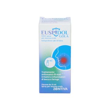 EUSPIDOL GOLA*spray mucosa orale 15 ml 0,16%