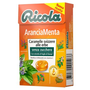 RICOLA ARANCIA MENTA S/ZUCC50G
