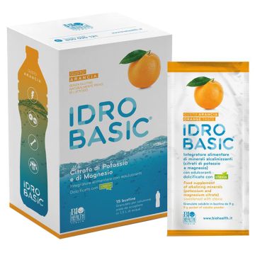 Idrobasic arancia integratore alimentare 15 bustine