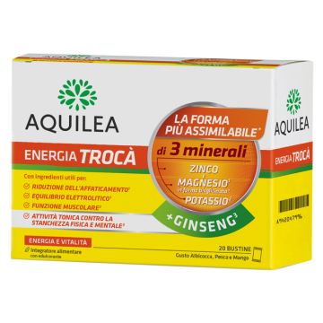 AQUILEA ENERGIA TROCA'+GINSENG 20 BUSTINE