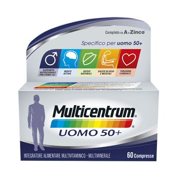 MULTICENTRUM UOMO 50+ 60 COMPRESSE