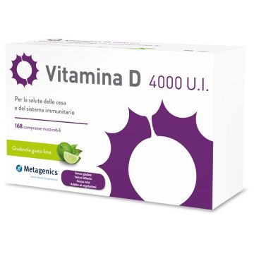 Vitamina D 4000UI 168 Compresse Masticabili 