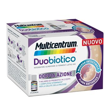 Multicentrum Duobiotico integratore intestinale 8 flaconi
