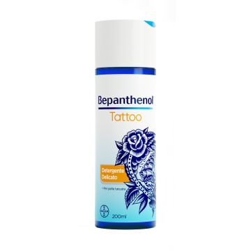 Bepanthenol Tattoo Detergente Delicato con pantenolo 200ml