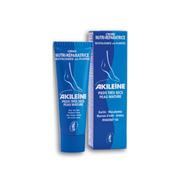 AkIilene - Crema Blu Riparatrice e Rigenerante per Piedi Secchi 200ml