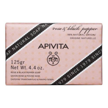 APIVITA NATURAL SOAP ROSE 125 G