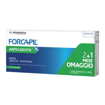 Arkopharma Forcapil pack anticaduta 3 pezzi