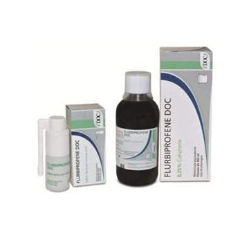 FLURBIPROFENE (DOC GENERICI)*spray mucosa orale 15 ml 0,25%
