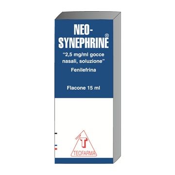 NEOSYNEPHRINE*gtt nasali 2,5 mg/ml 15 ml