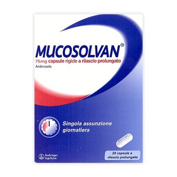 MUCOSOLVAN*20 cps 75 mg rilascio prolungato
