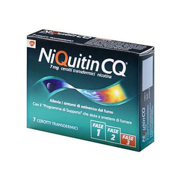 NIQUITIN*7 cerotti transd 7 mg/die