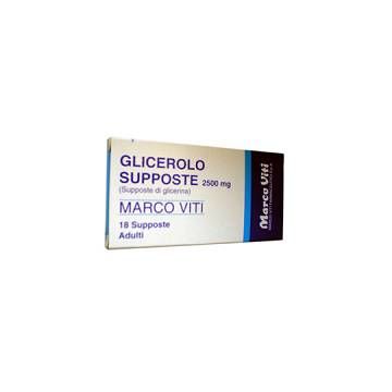 SUPPOSTE GLICERINA (MARCO VITI)*AD 18 supp 2.250 mg