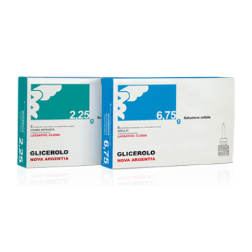 GLICEROLO EG (NOVA ARGENTIA)*PRIMA INFANZIA 6 microclismi 2,25 g con camomilla e malva