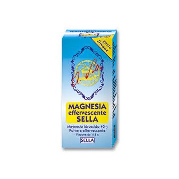 MAGNESIA EFFERVESCENTE (SELLA)*orale polv eff 115 g limone