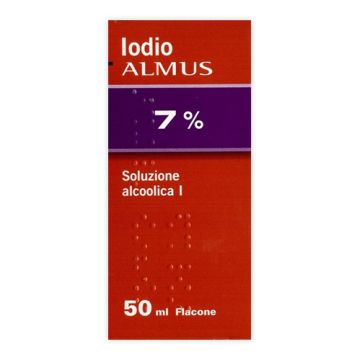 IODIO (ALMUS)*soluz alcolica 50 ml 7% + 5%
