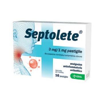SEPTOLETE*16 pastiglie 3 mg + 1 mg aroma eucalipto