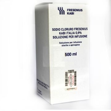 SODIO CLORURO (FRESENIUS KABI ITALIA)*1 flacone EV 500 ml 0,9%