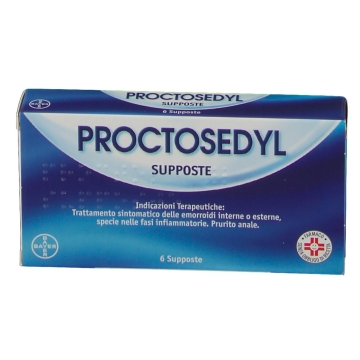PROCTOSEDYL*6 supp 5 mg + 50 mg + 10 mg + 0,1 mg