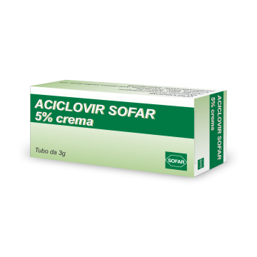 ACICLOVIR (SOFAR)*crema derm 3 g 5%