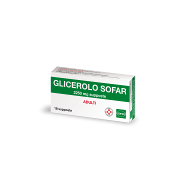 GLICEROLO (SOFAR)*AD 18 supp 2.250 mg