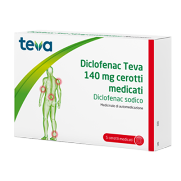 DICLOFENAC (TEVA)*5 cerotti medicati 140 mg