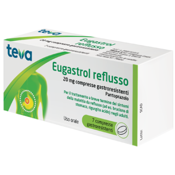 EUGASTROL REFLUSSO*7 cpr gastrores 20 mg