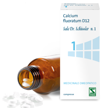 CALCIUM FLUORATUM D12 SALE DR.SCHUSSLER N.1*D12 200 cpr flacone
