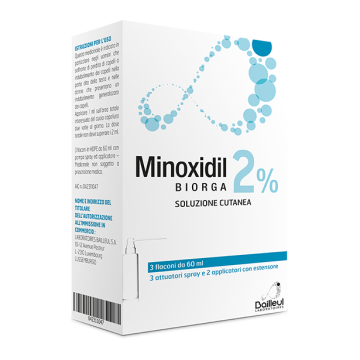 MINOXIDIL BIORGA (LABORATOIRES BAILLEUL)*soluz cutanea 3 flaconi 60 ml 2 %