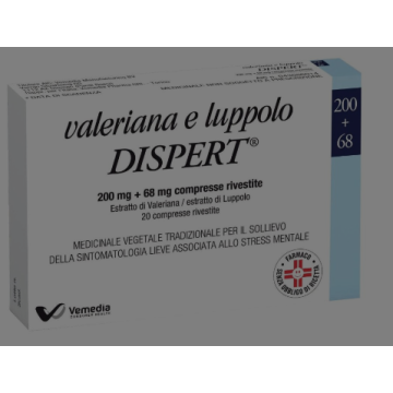 VALERIANA E LUPPOLO DISPERT*20 cpr riv