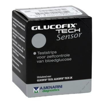 GlucoFix Tech Sensor striscette glicemia 50 pezzi