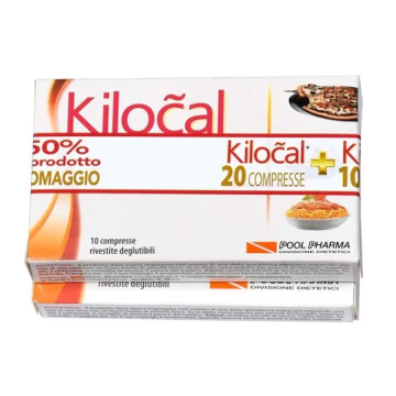 Kilocal 20 Compresse + 20 Compresse per il controllo del peso